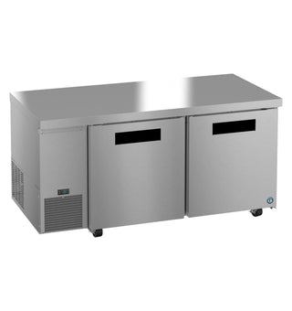 Hoshizaki ULR67B Side Mount Refrigerator, Two Section Undercounter, Stainless Doors, 19.97 cu. ft.