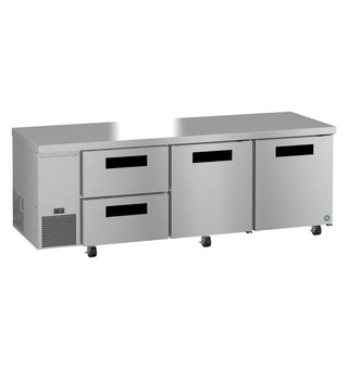 Hoshizaki ULR93B-D2 Side Mount Refrigerator, Three Section Undercounter, Drawer / Door Combo, 30.17 cu. ft.