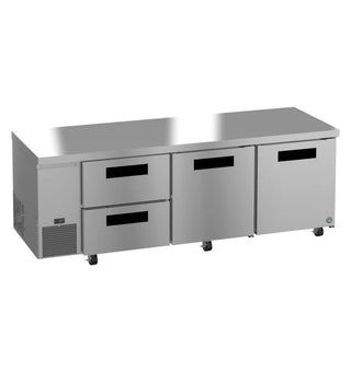 Hoshizaki ULR93B-D2 Side Mount Refrigerator, Three Section Undercounter, Drawer / Door Combo, 30.17 cu. ft.