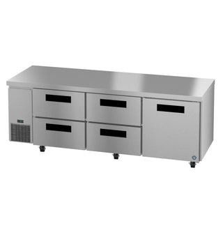 Hoshizaki ULR93B-D4 Side Mount Refrigerator, Three Section Undercounter, Drawer / Door Combo, 30.17 cu. ft. 