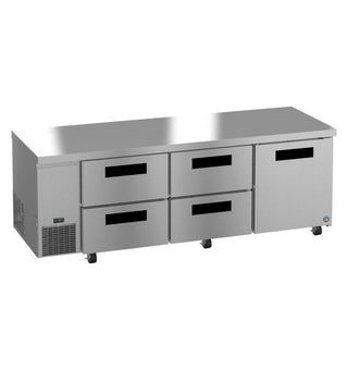 Hoshizaki ULR93B-D4 Side Mount Refrigerator, Three Section Undercounter, Drawer / Door Combo, 30.17 cu. ft. 