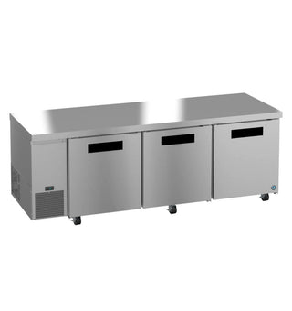 Hoshizaki ULR93B Side Mount Refrigerator, Three Section Undercounter, Stainless Doors, 30.17 cu. ft.