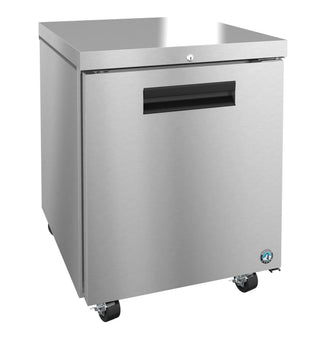 Hoshizaki UR27B-01 Refrigerator, Single Section Undercounter, Stainless Door with Lock, 27″