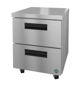 Hoshizaki UR27B-D2 Refrigerator, Single Section Undercounter, Stainless Drawers, 27″