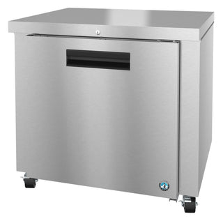 Hoshizaki UR36B-01 Refrigerator, Single Section Undercounter, Stainless Door With Lock, 8.64 cu. ft.