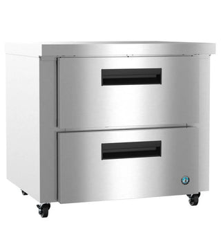Hoshizaki UR36B-D2 Refrigerator, Single Section Undercounter, Stainless Drawers, 8.64 cu. ft. 