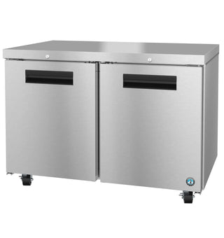 Hoshizaki UR48B-01 Refrigerator, Two Section Undercounter, Stainless Doors With Lock, 12 cu. ft.