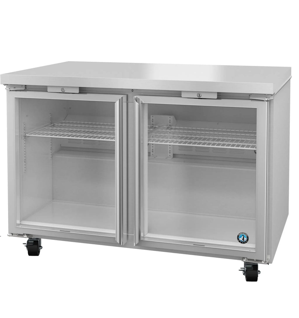 Hoshizaki UR48B-GLP01 Low Profile Refrigerator, Two Section Undercounter