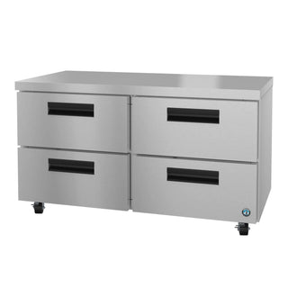 Hoshizaki UR60B-D4 Refrigerator, Two Section Undercounter, Stainless Drawers, 15.38 cu. ft. 