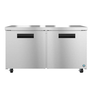 Hoshizaki UR60B Refrigerator, Two Section Undercounter, Stainless Doors, 15.1 cu. ft.