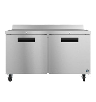 Hoshizaki WF60B-01 Freezer, Two Section Worktop, Stainless Doors With Lock, 15.1 cu. ft