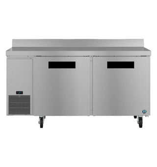 Hoshizaki WLF67B Side Mount Freezer, Two Section Worktop, Stainless Doors, 19.97 cu. ft.