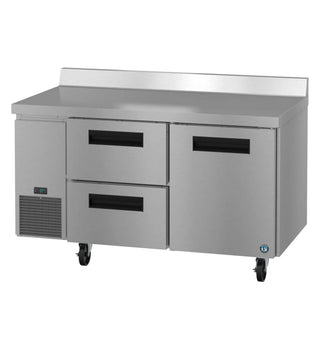 Hoshizaki WLR60B-D2 Side Mount Refrigerator, Two Section Worktop, Drawer / Door Combo, 17.22 cu. ft.