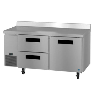 Hoshizaki WLR67B-D2 Side Mount Refrigerator, Two Section Worktop, Drawer / Door Combo, 19.97 cu. ft.