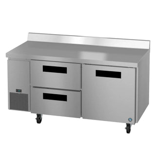 Hoshizaki WLR67B-D2 Side Mount Refrigerator, Two Section Worktop, Drawer / Door Combo, 19.97 cu. ft.