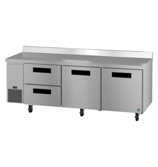Hoshizaki WLR93B-D2 Side Mount Refrigerator, Three Section Worktop, Drawer / Door Combo, 30.17 cu. ft.