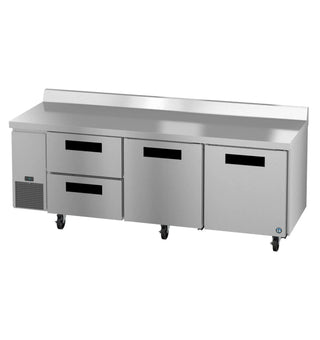 Hoshizaki WLR93B-D2 Side Mount Refrigerator, Three Section Worktop, Drawer / Door Combo, 30.17 cu. ft.