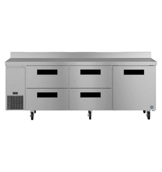 Hoshizaki WLR93B-D4 Side Mount Refrigerator, Three Section Worktop, Drawer / Door Combo, 30.17 cu. ft.
