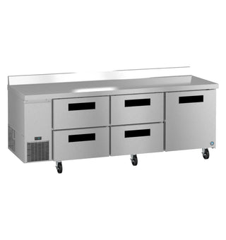 Hoshizaki WLR93B-D4 Side Mount Refrigerator, Three Section Worktop, Drawer / Door Combo, 30.17 cu. ft.