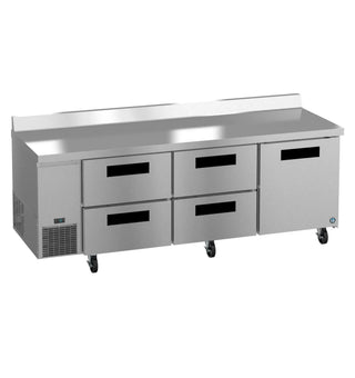 Hoshizaki WLR93B-D4 Side Mount Refrigerator, Three Section Worktop, Drawer / Door Combo, 30.17 cu. ft.