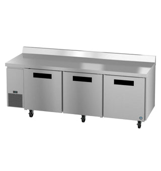 Hoshizaki WLR93B Side Mount Refrigerator, Three Section Worktop, Stainless Doors, 30.17 cu. ft.