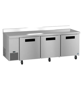 Hoshizaki WLR93B Side Mount Refrigerator, Three Section Worktop, Stainless Doors, 30.17 cu. ft.