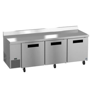 Hoshizaki WLR93B Side Mount Refrigerator, Three Section Worktop, Stainless Doors, 30.17 cu. ft.