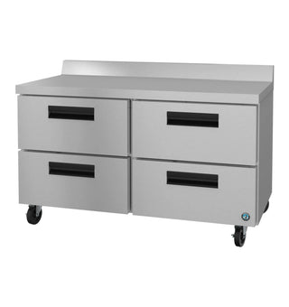 Hoshizaki WR60B-D4 Refrigerator, Two Section Worktop, Stainless Drawers, 15.1 cu. ft. 