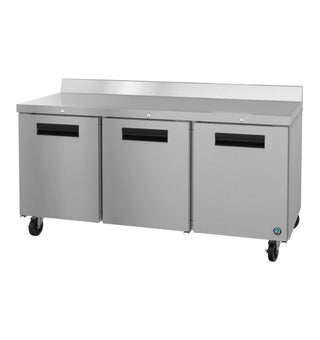 Hoshizaki WR72B-01 Refrigerator, Three Section Worktop, Stainless Doors With Lock, 18.27 cu. ft.