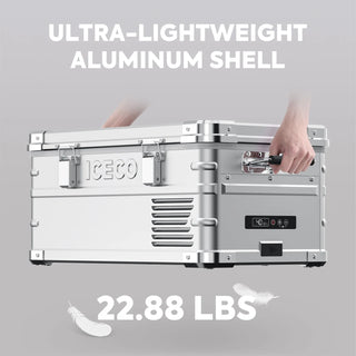 ICECO APL20 25" Light Duty Aluminum Silver Freezer, Single Zone, 20 LT