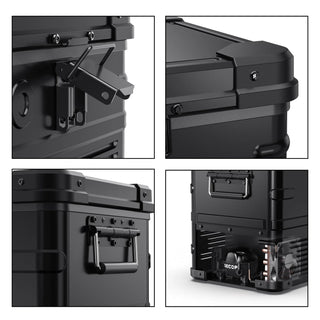 ICECO APL35 27" Dual Zone Aluminum Black Freezer, 35 LT, -20°C to +20°C