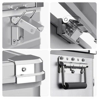 ICECO APL35 27" Dual Zone Aluminum Silver Freezer, 35 LT, -20°C to +20°C