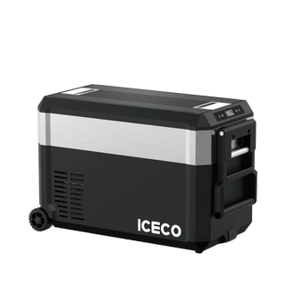 ICECO JP40 28.5" Pro Dual Zone Wheeled Portable Freezer With Cover, 40 LT (39 Qt), -20°C to +20°C