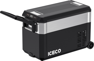 ICECO JP40 28.5" Pro Dual Zone Wheeled Portable Freezer With Cover, 40 LT (39 Qt), -20°C to +20°C
