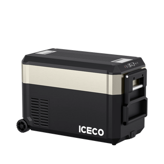 ICECO JP40 28.5" Pro Dual Zone Wheeled Portable Freezer With Cover, 40 LT (39 Qt), -20°C to +20°C