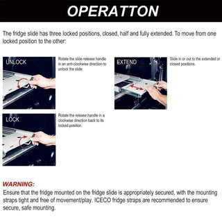 ICECO Mounting Slide for APL55/VL60PRO