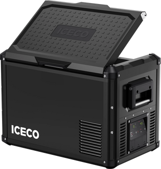 ICECO VL45ProD Dual Zone Portable Black Freezer, 43L (45 Qt), -18°C to +10°C