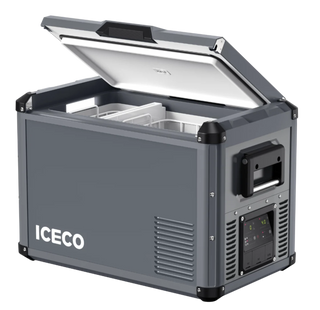 ICECO VL45ProD Dual Zone Portable Gray Freezer, 43L (45 Qt), -18°C to +10°C
