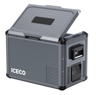 ICECO VL45ProD Dual Zone Portable Gray Freezer, 43L (45 Qt), -18°C to +10°C