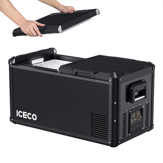 ICECO VL75ProD 36.5" 12V Heavy Duty Fridge and Freezer, Advanced Dual-Zone Functionality, 75 LT, -20°C to +10°C
