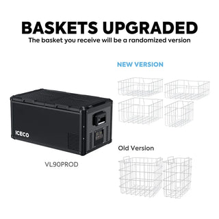 ICECO VL90ProD 38.3" Dual Zone Portable Freezer, 90 LT (95 Qt), -18°C to +10°C