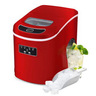 Whynter IMC-270XX Compact Portable Ice Maker 27 lb capacity – Metallic Red/Black/Silver