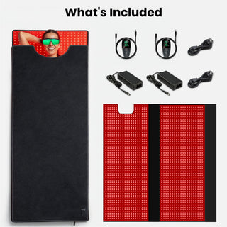 iReliev RL-7131 FullGlow 360 Full Body Red Light & NIR Therapy Bag, 2520 LEDs