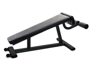 Inflight Fitness 5001 Adjustable Decline Ab Bench, 2" x 4" Flat-Oval Steel, 97 lbs