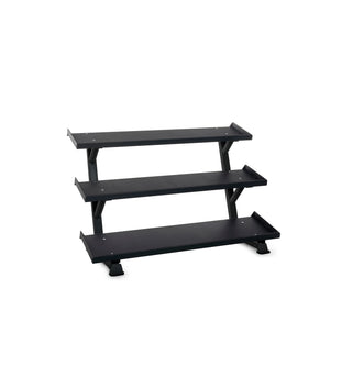 Inflight Fitness 5007-3 69″ 3-Tier Dumbbell Rack, Wide 69-Inch Layout