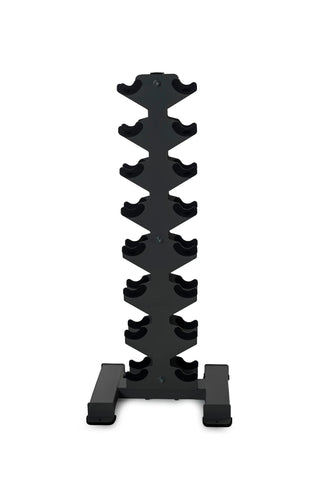 Inflight Fitness 5008 8-Pair Vertical Dumbbell Rack, Vertical Layout