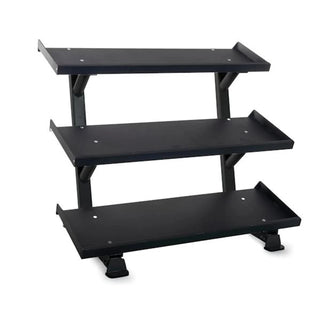 Inflight Fitness 5009-550HXP 54" 3-Tier Tray Style Dumbbell Rack 