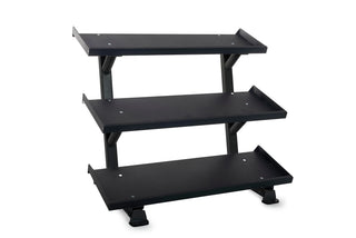 Inflight Fitness 5009 54" 3-Tier Dumbbell Rack, One-Inch Front Edge