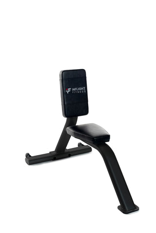 Inflight Fitness 5010 Utility Bench, 2" × 4" Flat-Oval Steel, 55 lbs