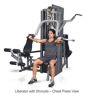 Inflight Fitness 6070S Three-Stack Liberator, Four Base Exercise Positions